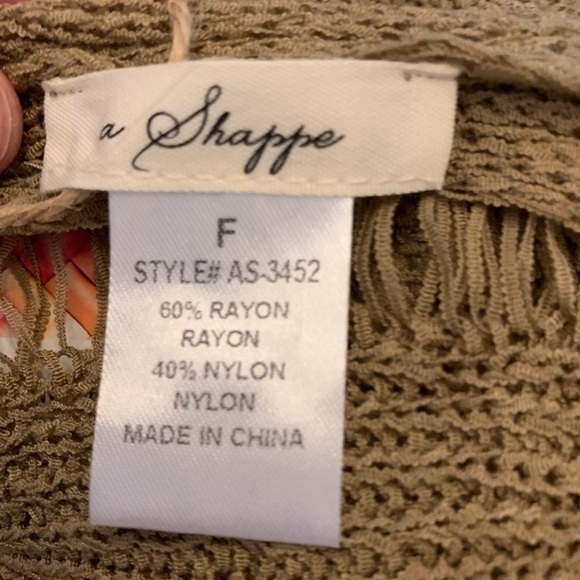 Brown Open Knit Top - Picture 4 of 4